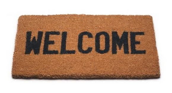 simple Welcome doormat