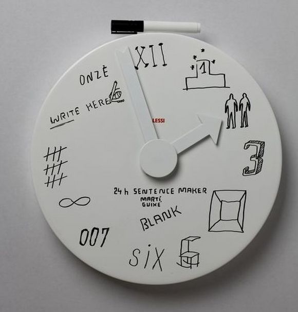 24h sentence maker wall clock 