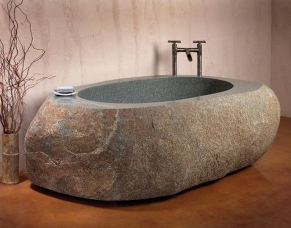 bath tub made in stone