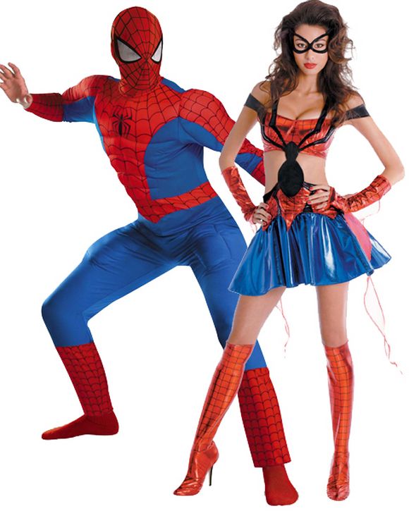 spider man and spider woman halloween costume