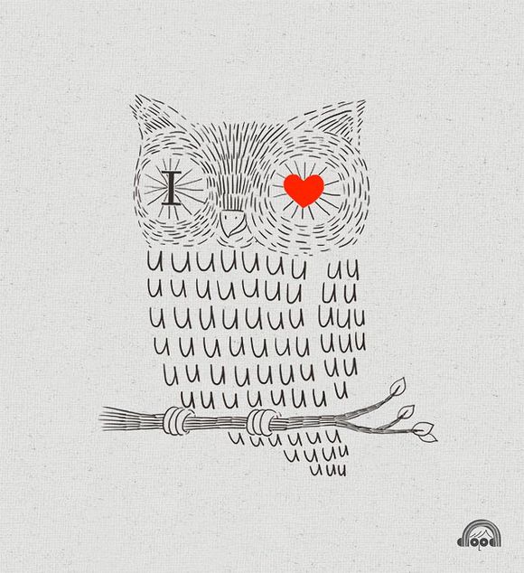 i love you owl