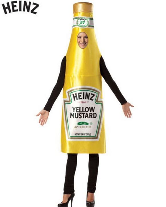 heinz yellow mustard costume