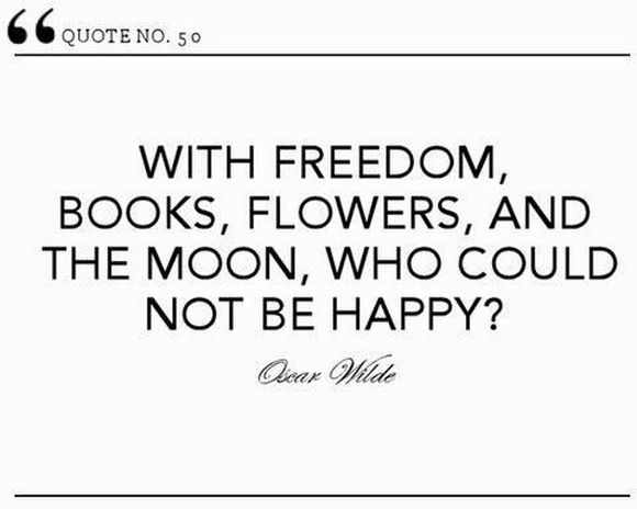 with freedom, books, flowers, and the moon