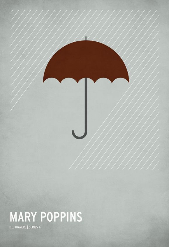 mary poppins minimalist poster