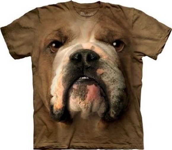 3D Dog Face T-Shirts 