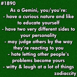 What it's like to Be a Gemini