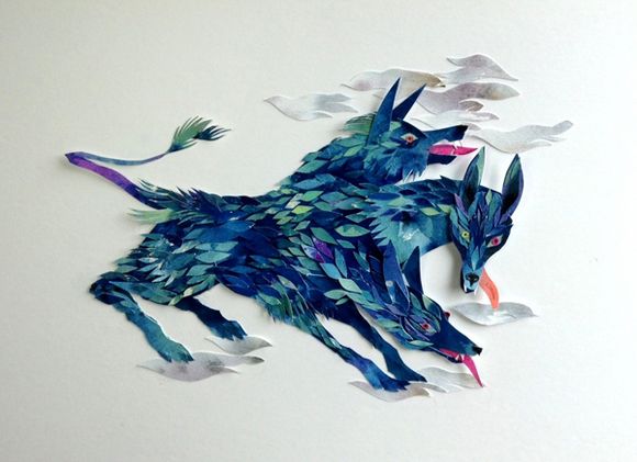 cut paper illustration art