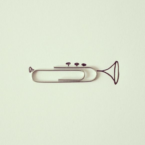 trumpet illustration 