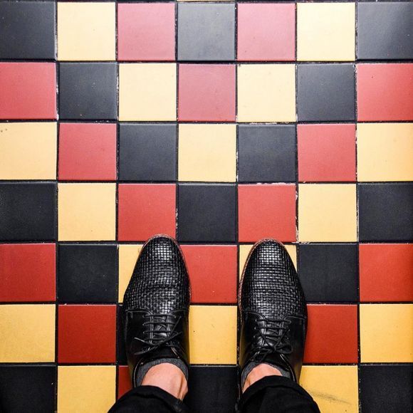 colorful floors photography in Paris