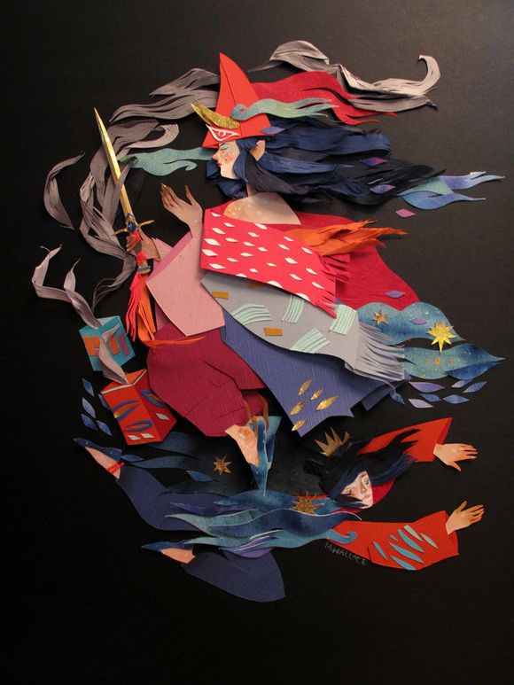 cut paper illustration art