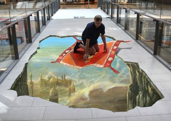 3D street art by Nikolaj Arndt