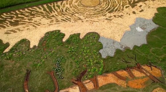 Olive Trees interpretation of Van Gogh by Stan Herd