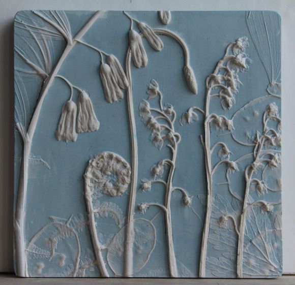impressions in wet clay
