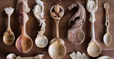 wood crafts spoons